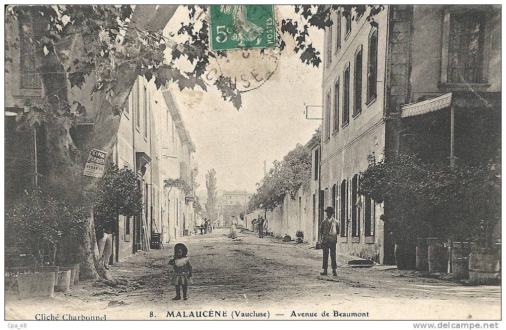 Vaucluse- Malaucène -Avenue De Beaumont. - Malaucene