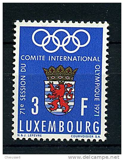 Luxembourg ** N° 777 - 71e Session Du C.I.O. - Unused Stamps