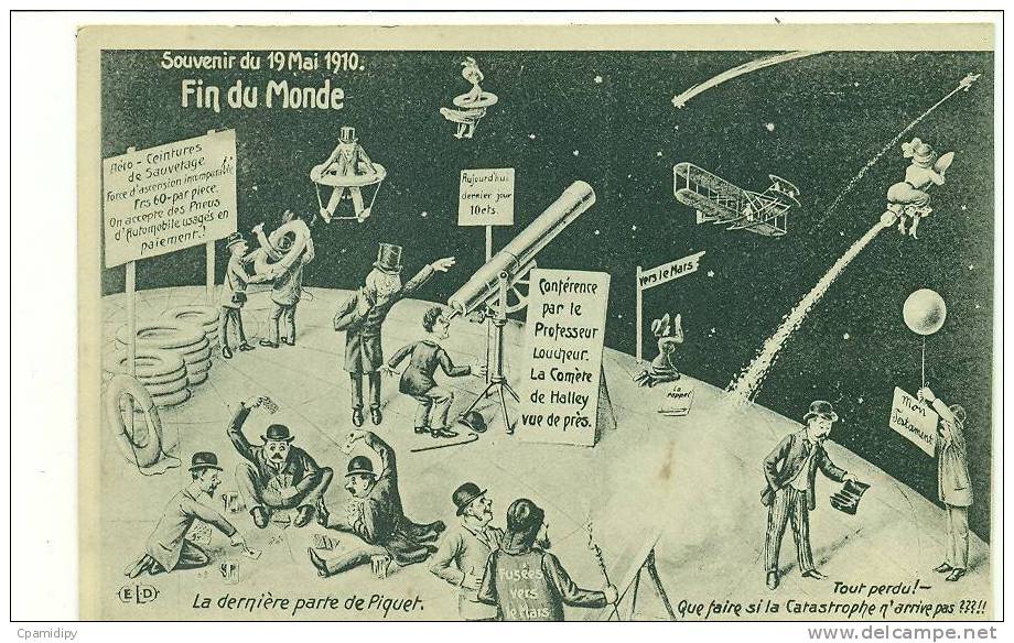 Souvenir De La FIN DU MONDE 19 Mai 1910 !! - Astronomia