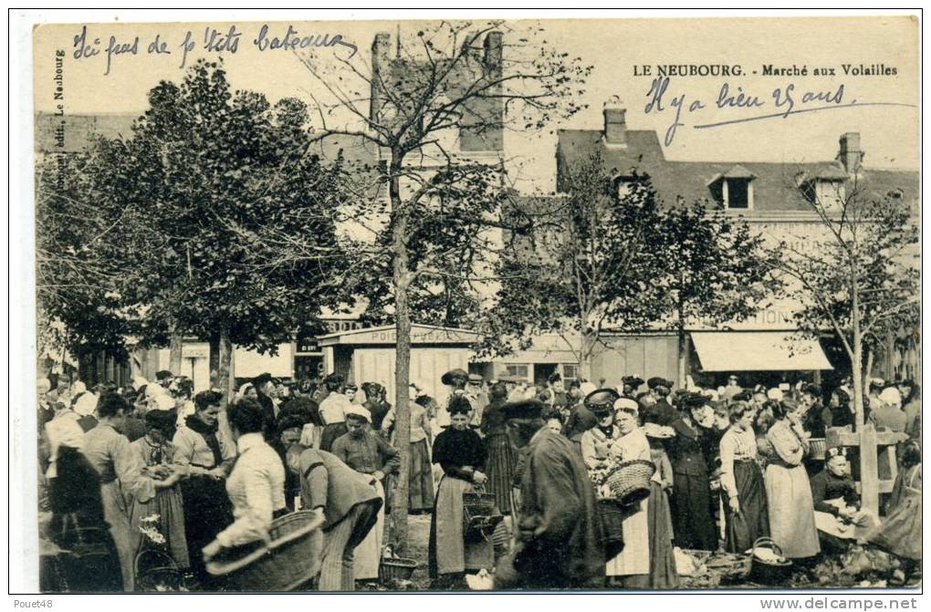 27 - LE NEUBOURG - Marché Aux Volailles - Le Neubourg