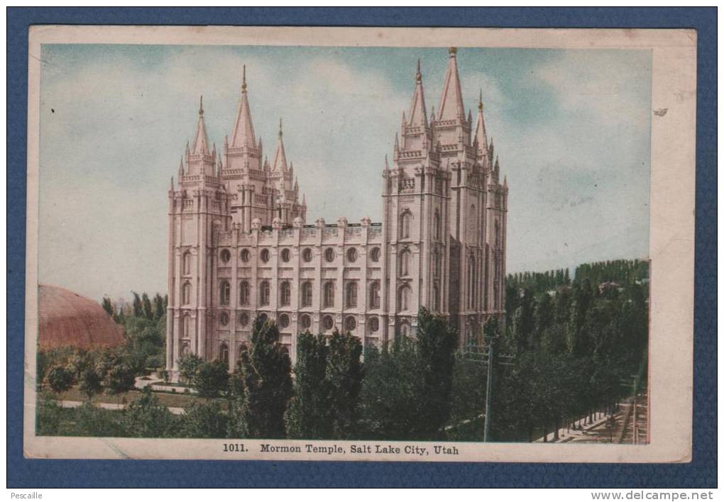 UT UTAH - CP MORMON TEMPLE - SALT LAKE CITY - Salt Lake City