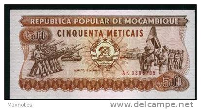 MOZAMBICO : Banconota 50  Meticais - P129 - UNC - Mozambico