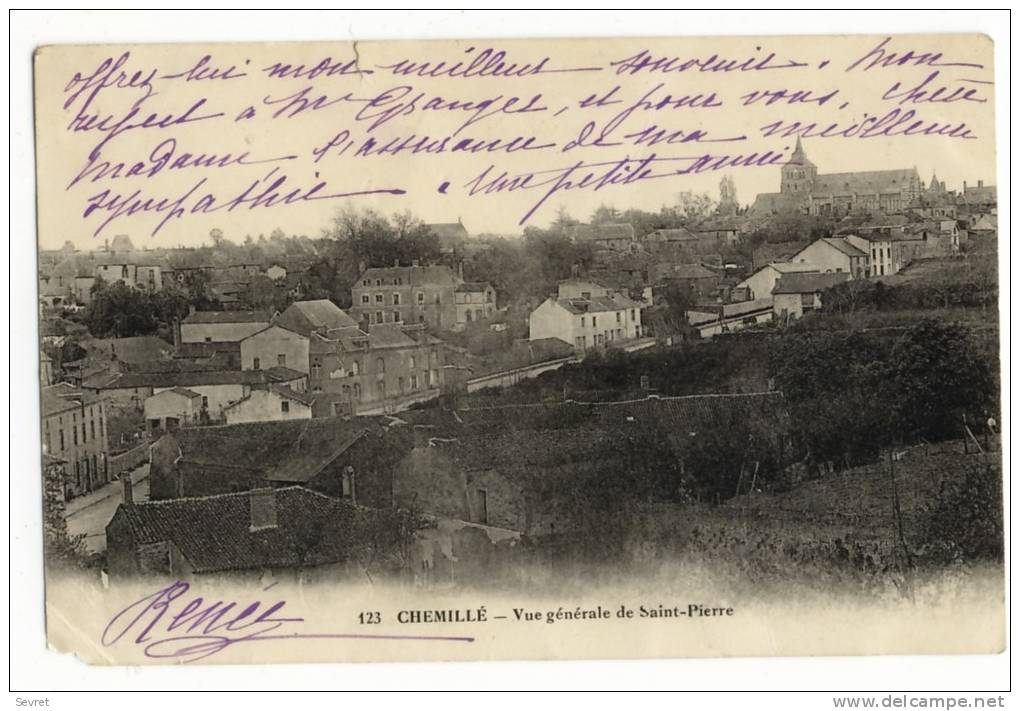 CHEMILLE. - Vue Générale De Saint-Pierre - Chemille