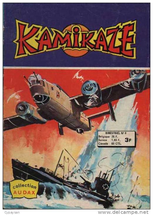 KAMIKAZE N° 8 BE AREDIT 05-1977 - Arédit & Artima