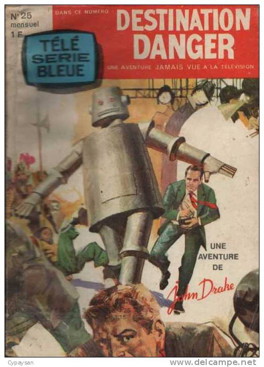 DESTINATION DANGER N° 25 BE  OZ  11-1965 - Petit Format