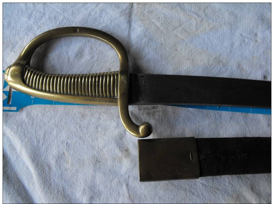 Sabre Briquet Impérial  Glaive Rare Marquage Juillet 1814 Kligenthal  Empereur Premier Empire Napoleon Aigle Grenadier - Messen