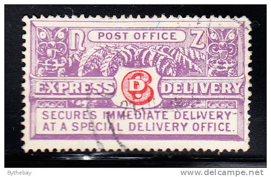 New Zealand Used Scott #E1 6p Special Delivery - Timbres Express