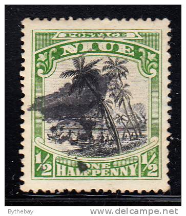 Niue Used Scott #35 1/2p Landing Of Captain Cook - Niue