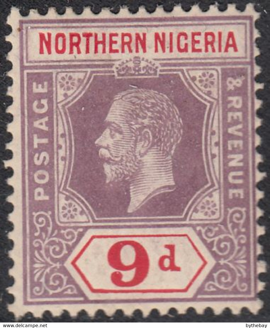 Northern Nigeria MH Scott #47 9p George V - Nigeria (...-1960)