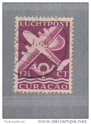 Curacao 1947 Cancelled  Stamp(s)  Airmail Planes , 1 Values Only Nr. 71 - Curacao, Netherlands Antilles, Aruba