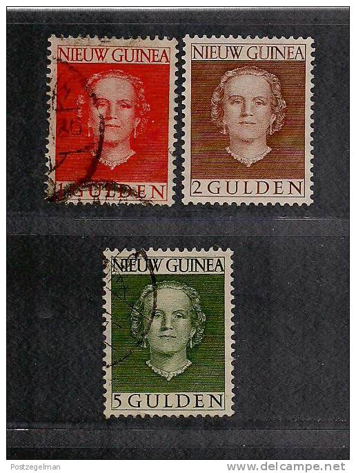 NEW GUINEA 1956 Used Stamp(s) Definitives Juliana Complete Nrs. 19-21 - Nueva Guinea Holandesa