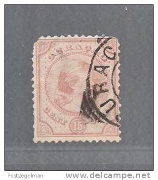 Curacao 1892 Cancelled  Stamp(s)  Wilhelmina ( One Short Perf.) Nr. 21 - Curacao, Netherlands Antilles, Aruba