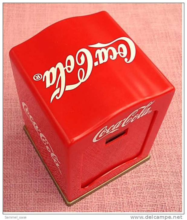 Serviettenspender Coke Coca-Cola  -  Small Napkin Dispenser - Ca. 15 X 10 X 10 Cm - Haushaltsartikel