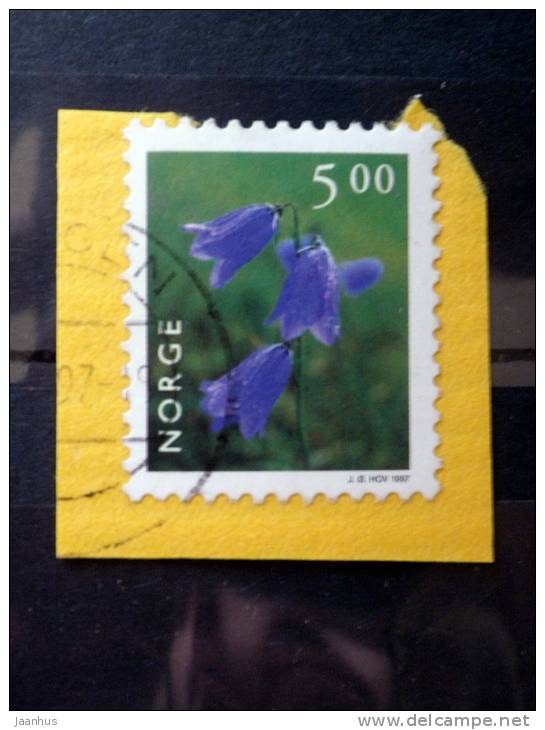 Norway - 1997 - Mi.nr.1233 - Used - Native Plants - Harebell - Definitives - On Paper - Used Stamps