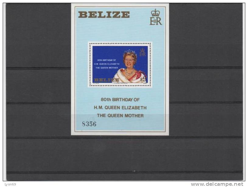 BELIZE  CELEBRITE HISTOIRE   BLOC N° YVERT 19   Neuf - Belize (1973-...)