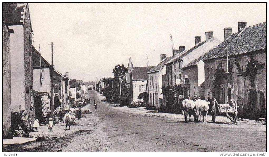 CARTE POSTALE ANCIENNE ANIMEE CPA 63440 SAINT-PARDOUX 63 AUVERGNE PUY De DÔME GRANDE RUE NON ECRITE NEUVE CLICHE VALEIX - Combronde