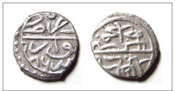 ISLAMIC OTTOMAN TURKEY / Bayezid II (1447-1512) / AR AKCHE Coin AH 886 / Akce - Islamic