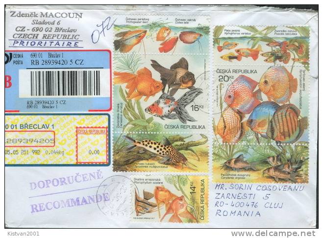 Czech Republic Set On Cover - Fishes