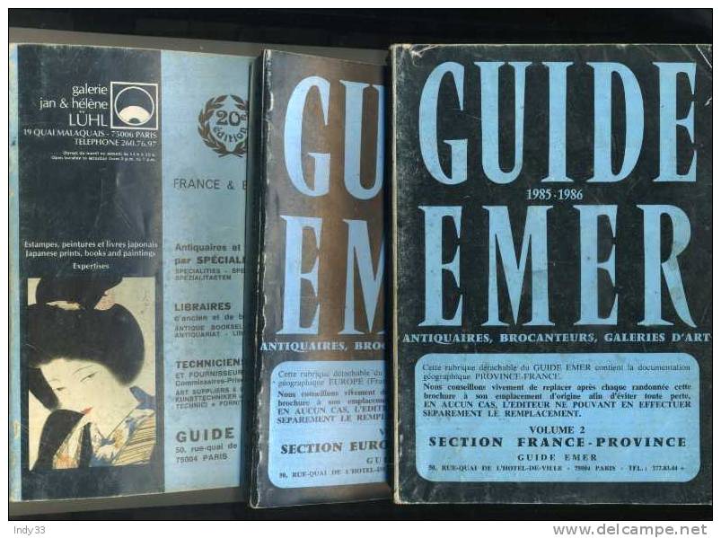- GUIDE EMER FASCICULES 2 ,3,4  1986 - Dictionnaires