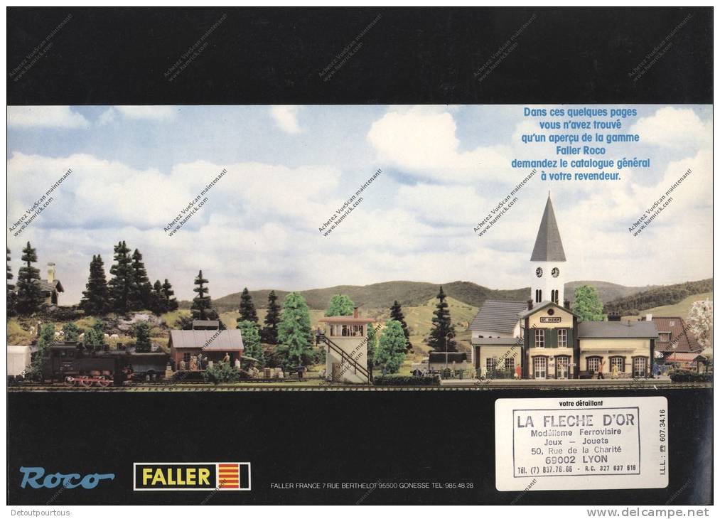 2 Catalogues ROCO & FALLER & FLEISCHMANN (train Miniature Modelisme Model Railways Catalog Katalog Catalogo Treni ) - Francese