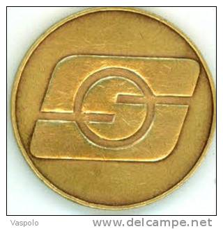 PARKING-TOKEN-JETON-GETTO NE-DIAMETRE-22  Mm,FLAT EDGE,NICE GRADE - Notgeld