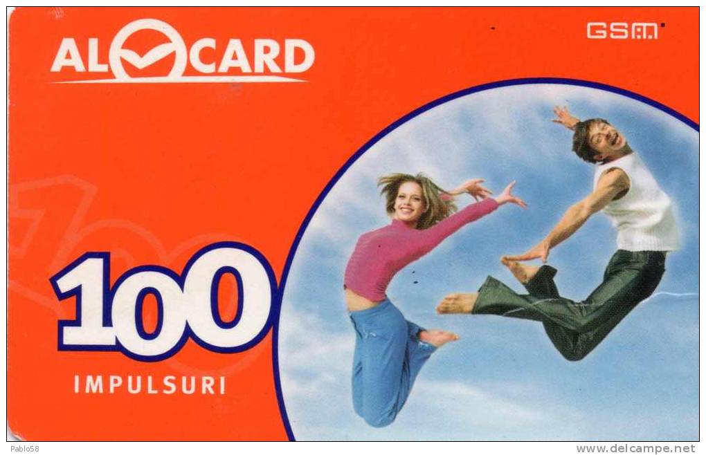 ALCARD 100 Impulsuri  Prepaid Card Prepagata - Moldawien (Moldau)