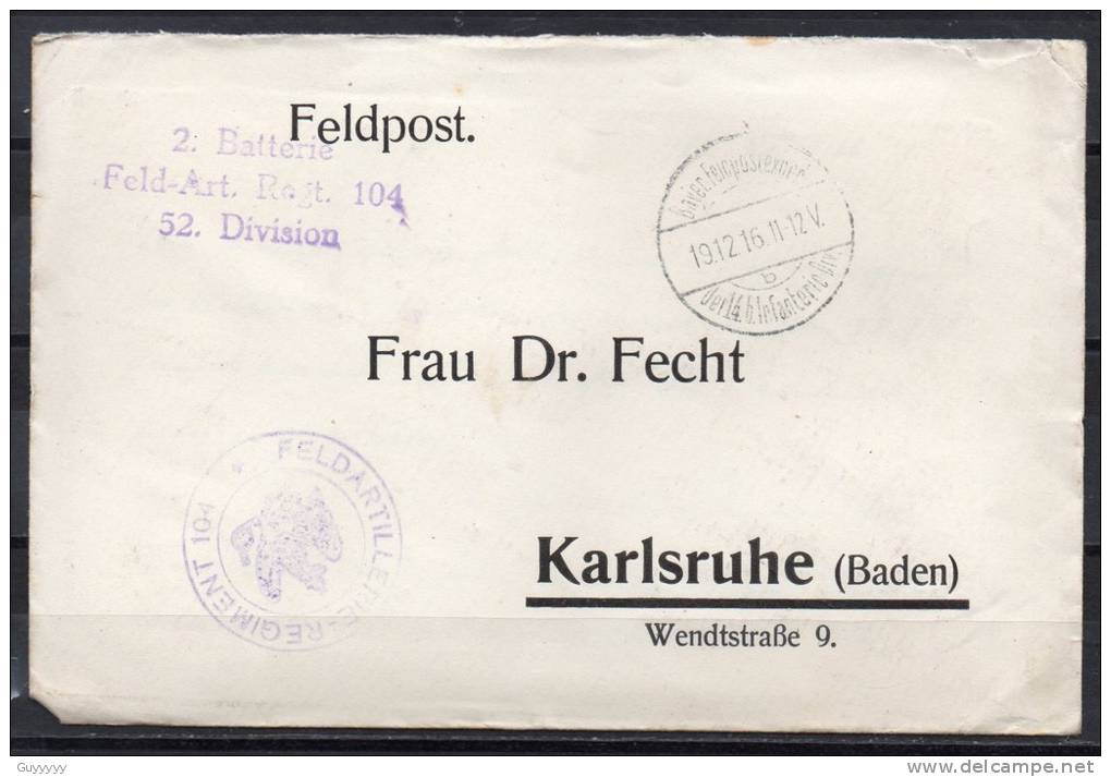 Allemagne - Feldpost - Extraordinaire lot de correspondance - 1914/18 - Rare, à voir !!!