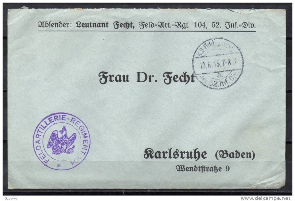 Allemagne - Feldpost - Extraordinaire lot de correspondance - 1914/18 - Rare, à voir !!!