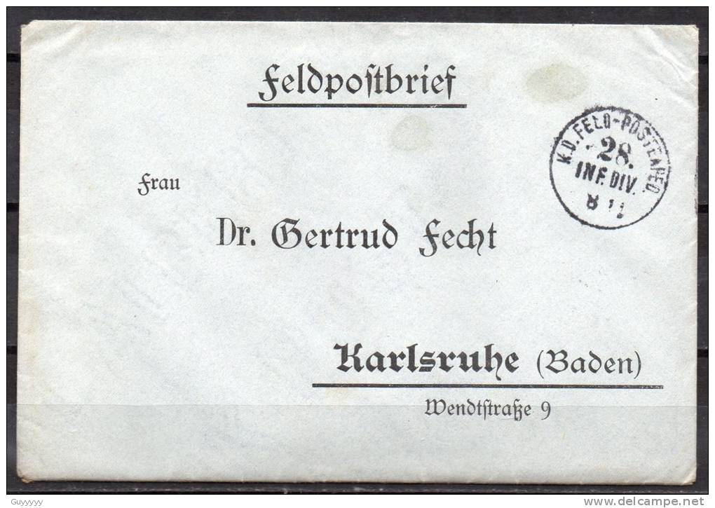 Allemagne - Feldpost - Extraordinaire lot de correspondance - 1914/18 - Rare, à voir !!!