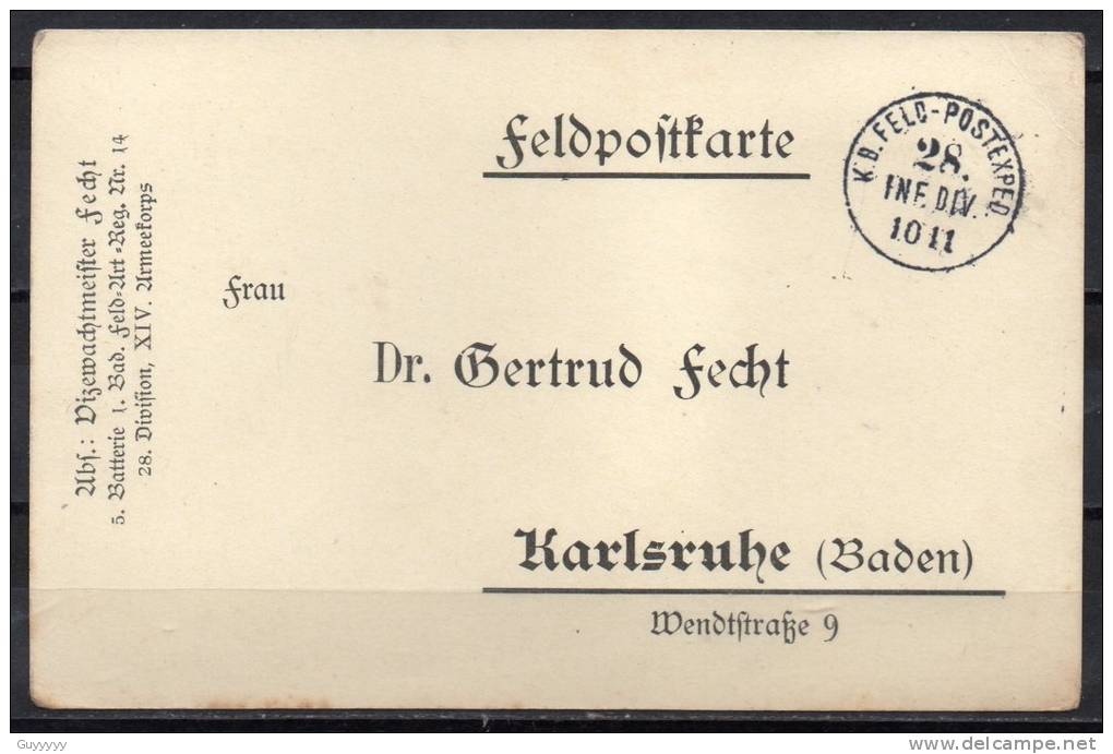 Allemagne - Feldpost - Extraordinaire lot de correspondance - 1914/18 - Rare, à voir !!!