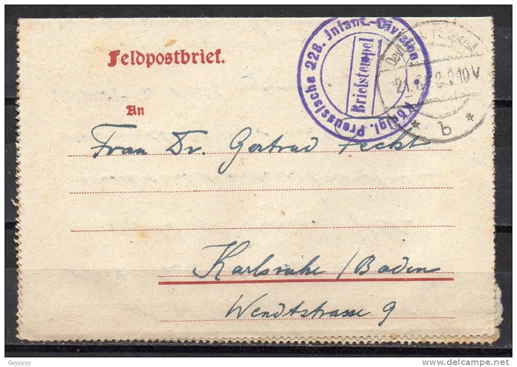 Allemagne - Feldpost - Extraordinaire lot de correspondance - 1914/18 - Rare, à voir !!!