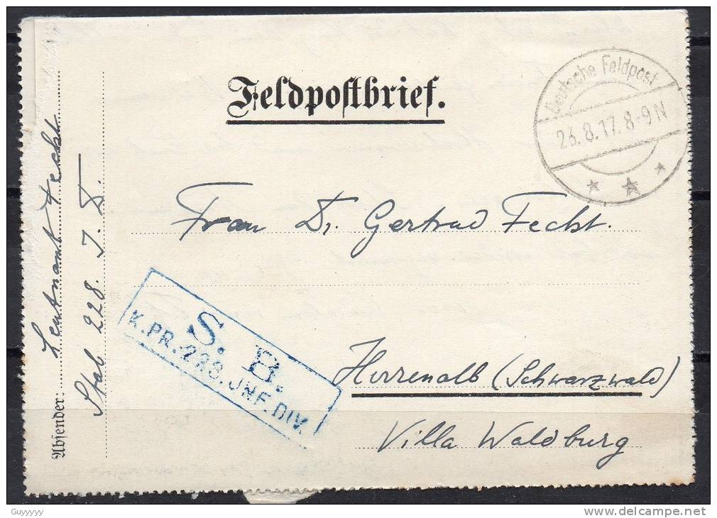 Allemagne - Feldpost - Extraordinaire lot de correspondance - 1914/18 - Rare, à voir !!!