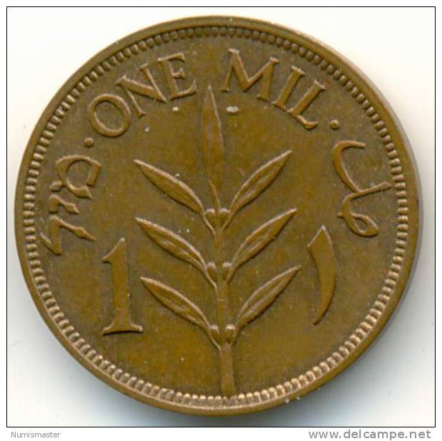 PALESTINE , 1 MIL 1927 , UNCLEANED COIN - Israël