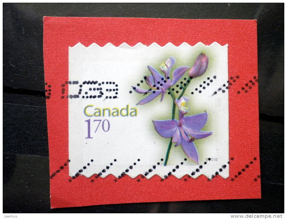 Canada - 2010 - Mi.nr.2609 - Used - Flowers - Orchids - Wild Pink Orchid - Definitives - Self-adhesive - On Paper - Oblitérés