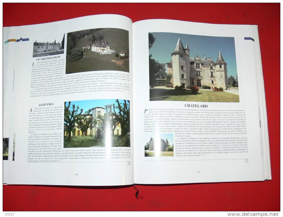 CHATEAUX MANOIRS ET LOGIS EN CHARENTE MARITIME SAINTES ROCHEFORT LA ROCHELLE MARENNES OLERON  / 1175 SITES/1000 PHOTOS