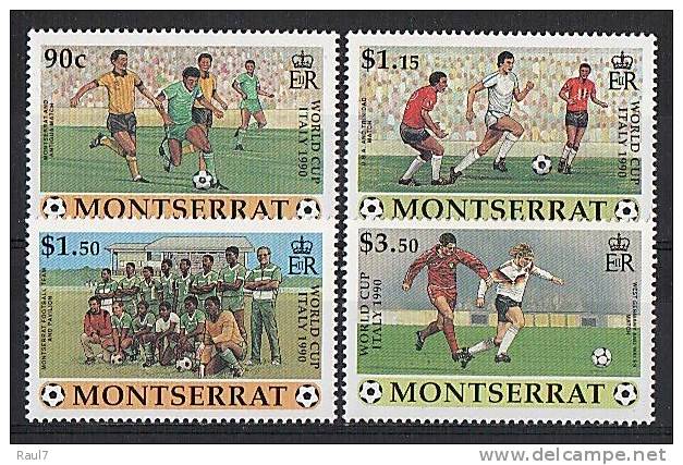 MONTSERRAT  // 1990 Mondial Foot Italia90 // NEUFS - MNH - Montserrat