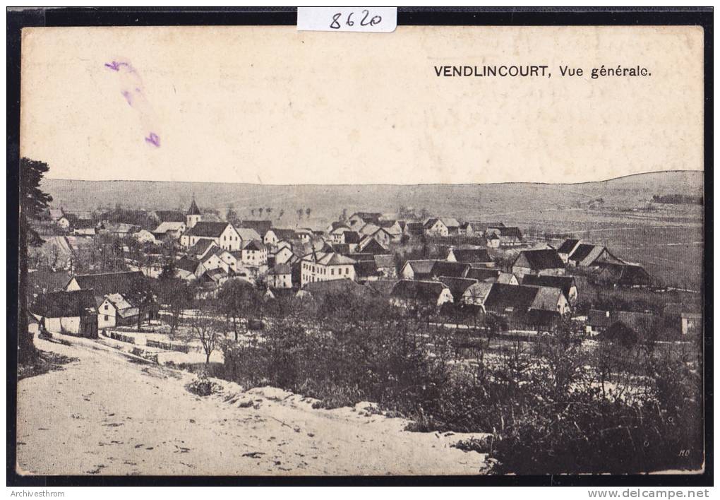 Vendlincourt - Vue Générale Vers 1917 (8620) - Autres & Non Classés