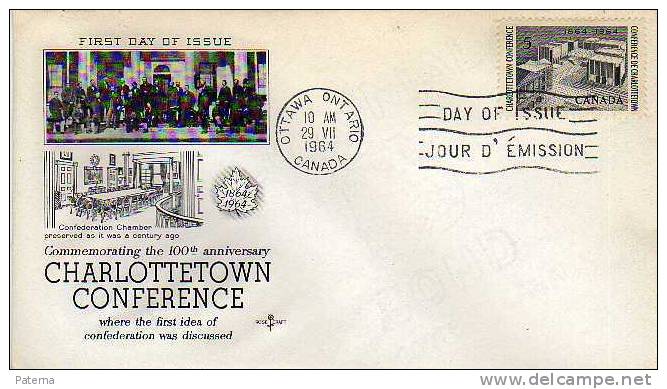 FDC Ottawa Ontario 1964 , Canada  Conference - ....-1951