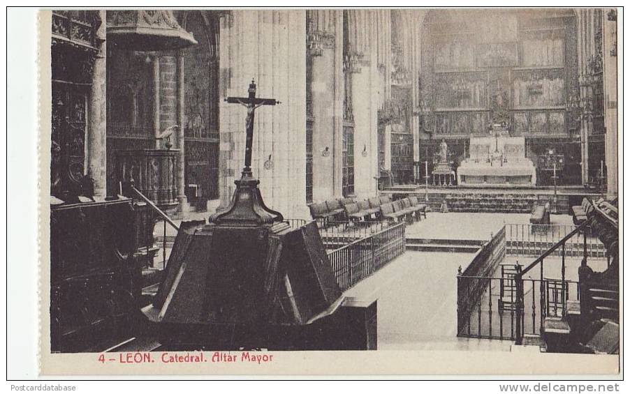 Leon - Catedral - Altár Mayor - León