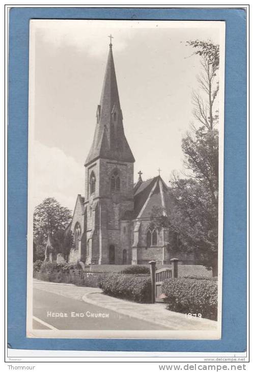 HEDGE  END  CHURCH   -  BELLE CARTE PHOTO   - - Autres & Non Classés