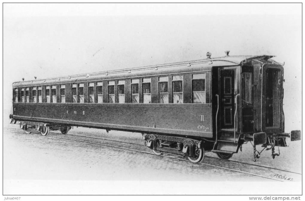 WAGON Photographie Voiture Mixte 1ère Et 2ème  Classe Cdf  PO - Matériel