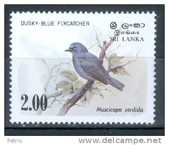 Sri Lanka 1983 Bird Dusky Blue Flycatcher MNH** - Lot. 863 - Sri Lanka (Ceylon) (1948-...)