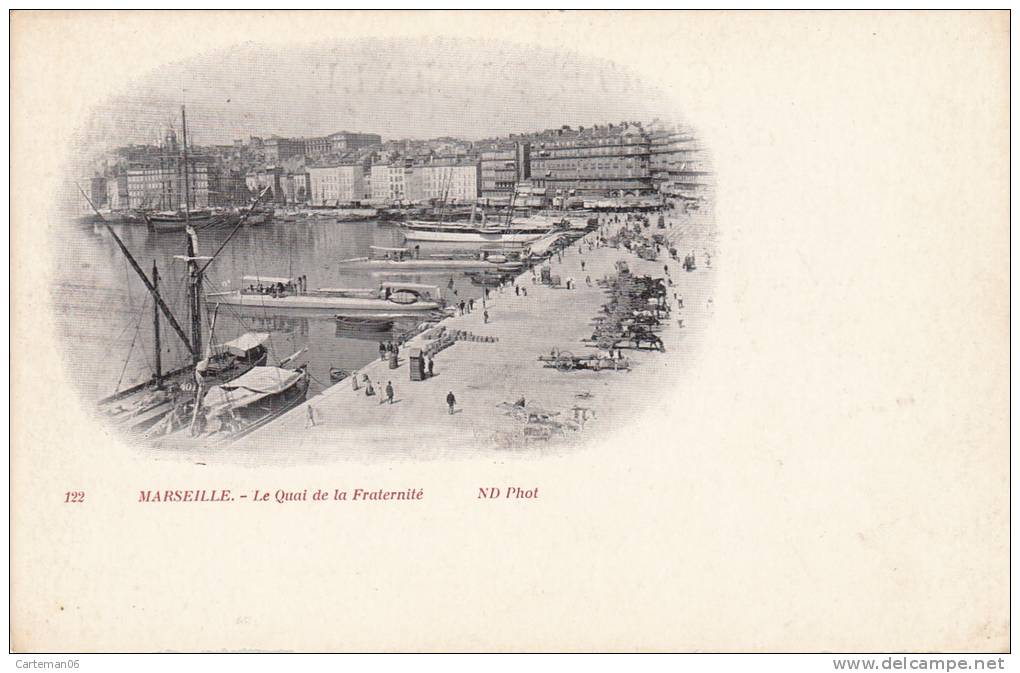 13 - Marseille - Le Quai De La Fraternité - Editeur: ND Phot N° 122 - Joliette, Port Area