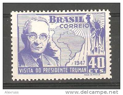 Brazil 1947,Visit Of US President Harry Truman,Sc 673,MNH** - Nuevos