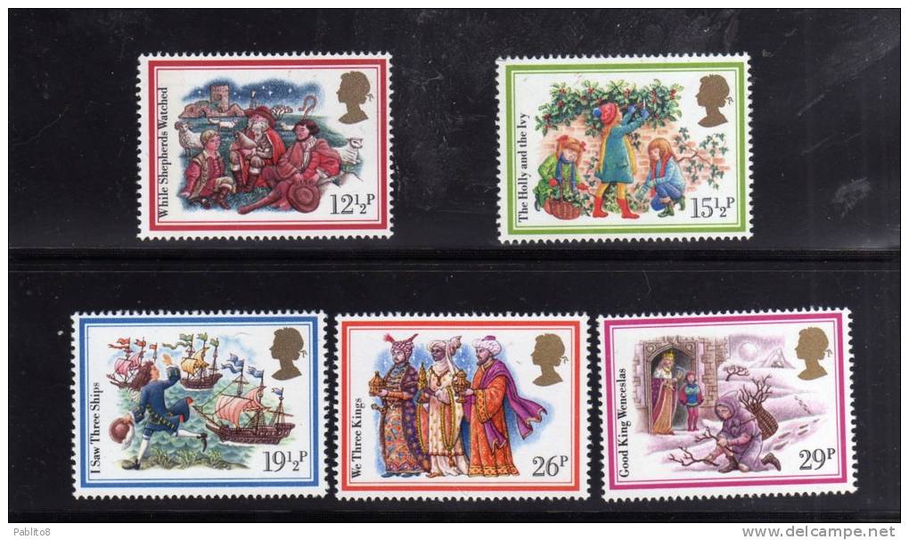 GREAT BRITAIN - GRAN BRETAGNA 1982 CHRISTMAS - NATALE - NOEL - WEIHNACHTEN - NATIVIDAD - NATAL MNH - Nuevos