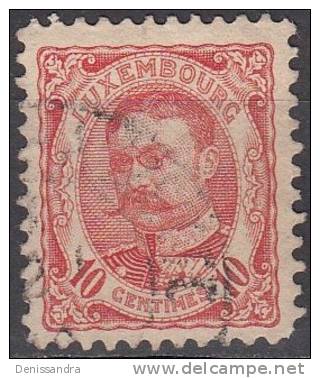 Luxembourg 1906 Michel 72 O Cote (2008) 0.20 Euro Guillaume IV Cachet Rond - 1906 William IV