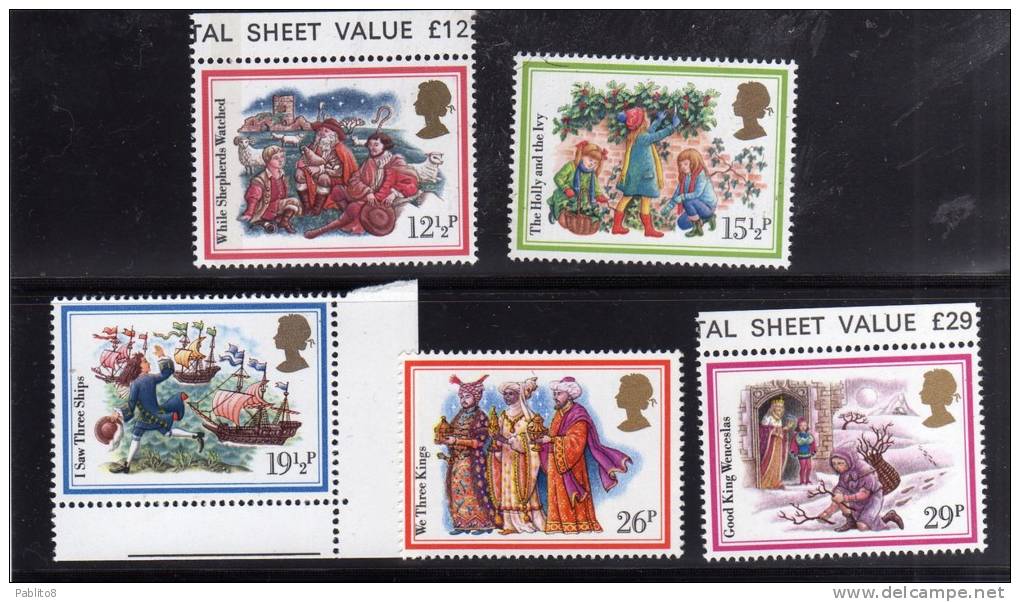 GREAT BRITAIN - GRAN BRETAGNA 1982 CHRISTMAS - NATALE - NOEL - WEIHNACHTEN - NATIVIDAD - NATAL MNH - Unused Stamps