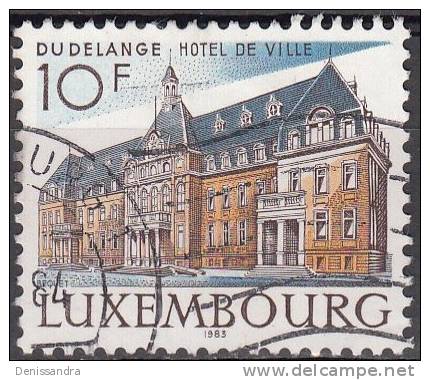 Luxembourg 1983 Michel 1082 O Cote (2008) 0.30 Euro Dudelange Hotel De Ville Cachet Rond - Used Stamps