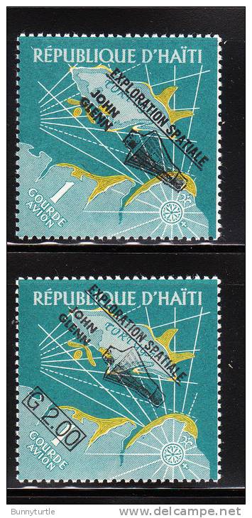 Haiti 1962 Surcharged Space Exploration John Glenn MNH - Haiti