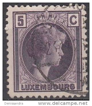 Luxembourg 1926 Michel 166 O Cote (2008) 0.20 Euro Grande-Duchesse Charlotte Cachet Rond - Oblitérés